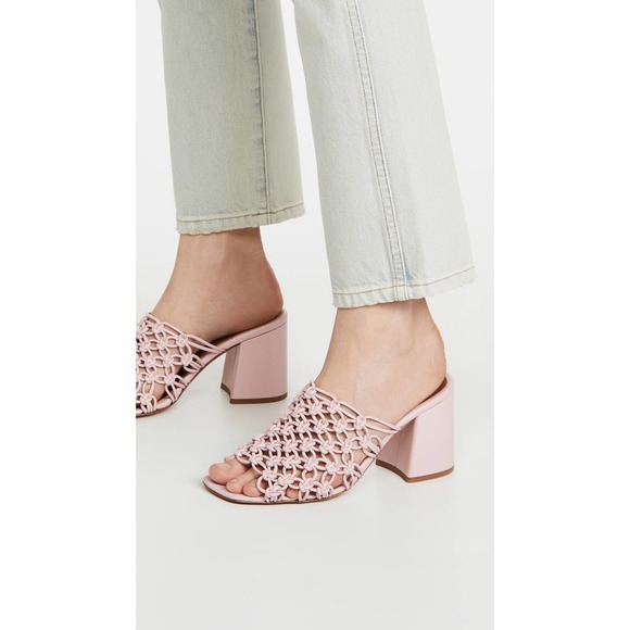 Souliers Martinez  Lana Mules in Pale Pink Size EU 41 - Picture 1 of 9